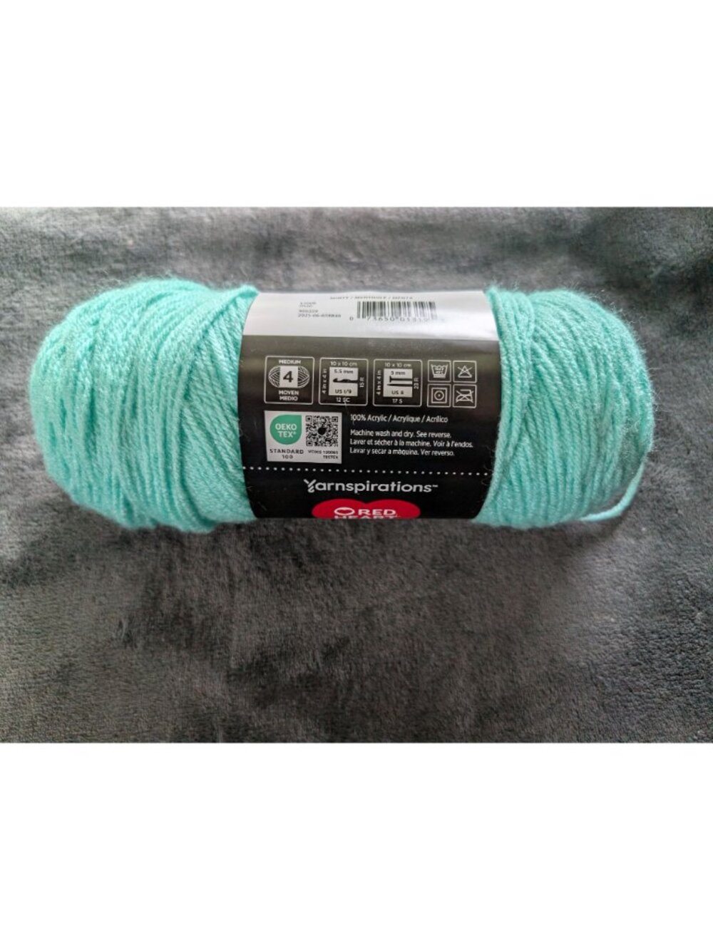 Yarnspirations Red Heart Super Saver Worsted Acrylic Yarn - Minty - Picture 4 of 5